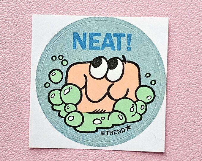 Trend Retro Soap Scratch & Sniff Sticker - T-83633 - New, Not Vintage