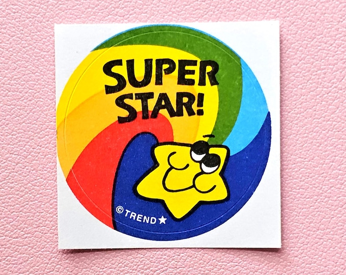 Trend Retro Star Scratch & Sniff Sticker - T-83667 - New, Not Vintage