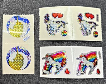 Vintage 80's Prism Mini Unicorn Stickers Mod Pair - You Choose