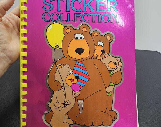 New Unused Vintage 80's Foil Decal Specialties BJ Sticker Album