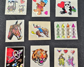 Vintage 80's Decal Specialties BJ Expressions Prism Mini Sticker Mod