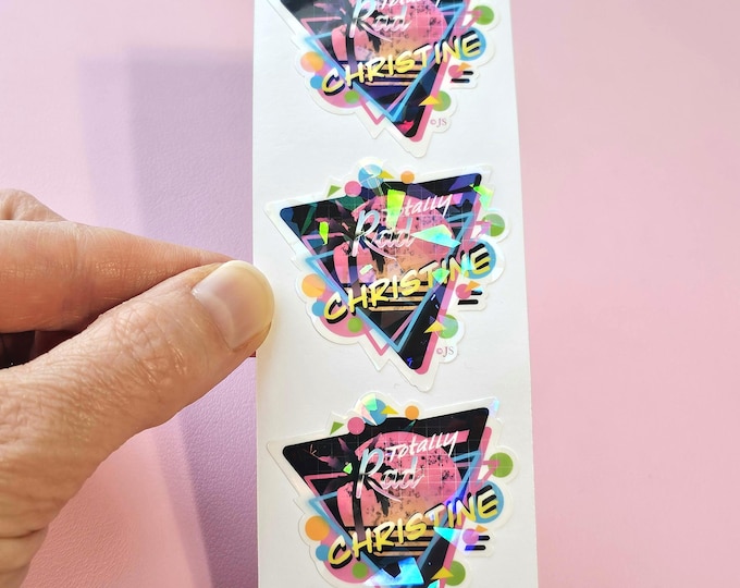 Prism Christine Name Sticker Strip