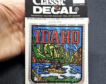 Vintage 80's Decal Specialties BJ Prism Idaho Travel Sticker Pack