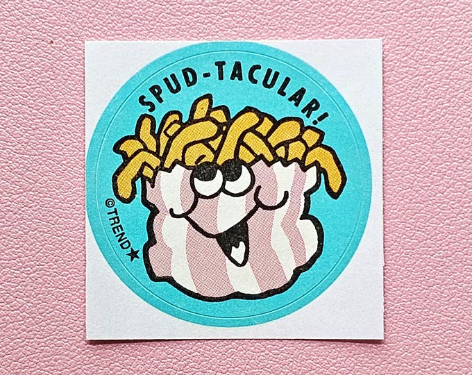 Trend Retro French Fry Scratch & Sniff Sticker - T-83665 - New, Not Vintage
