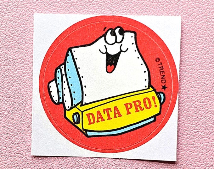 Trend Retro Printout Scratch & Sniff Sticker - T-83652 - New, Not Vintage