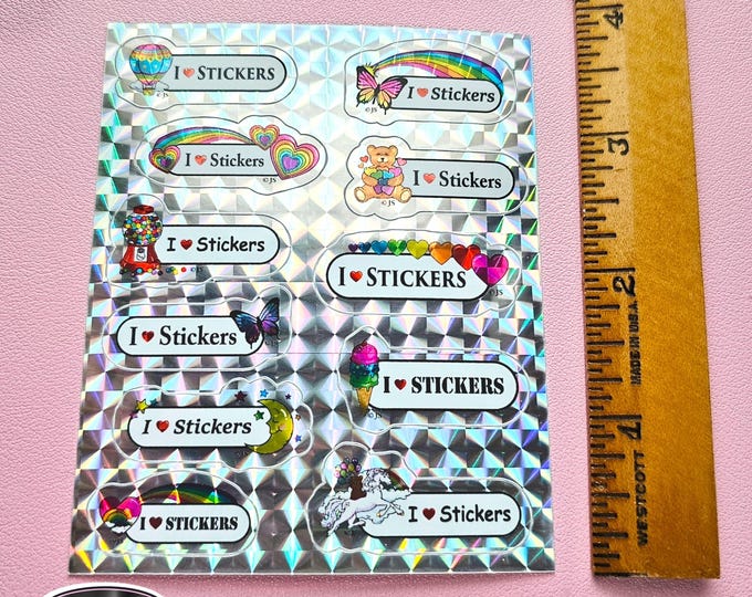 Prism I Stickers Sticker Sheet - Overstock Stickers