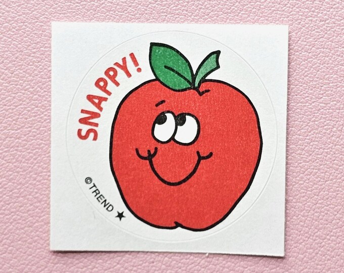 Trend Retro Apple Scratch & Sniff Sticker - T-83619 - New, Not Vintage