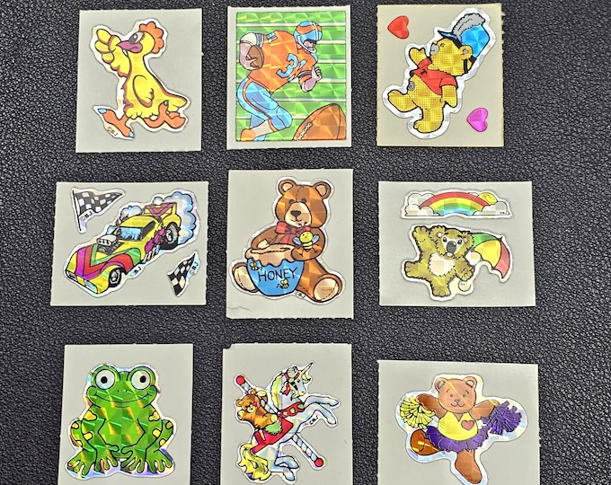 Vintage 80's Decal Specialties BJ Expressions Prism Mini Sticker Mod