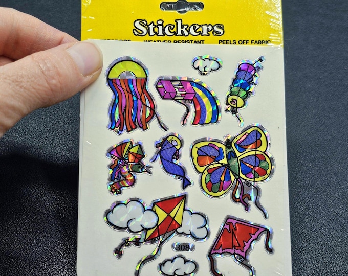 Vintage 80's Prism Decal Specialties BJ Kites Sticker Pack