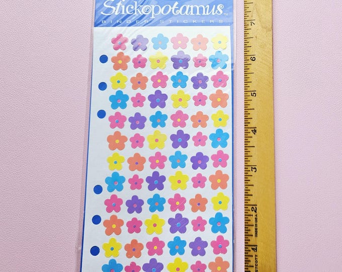 Vintage Stickopotamus Flowers Sticker Pack