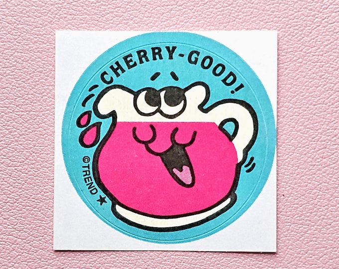 Trend Retro Cherry Punch Scratch & Sniff Sticker - T-83602 - New, Not Vintage
