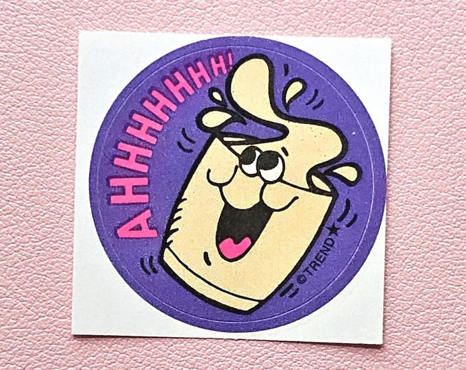 Trend Retro Milk Shake Scratch & Sniff Sticker - T-83626 - New, Not Vintage