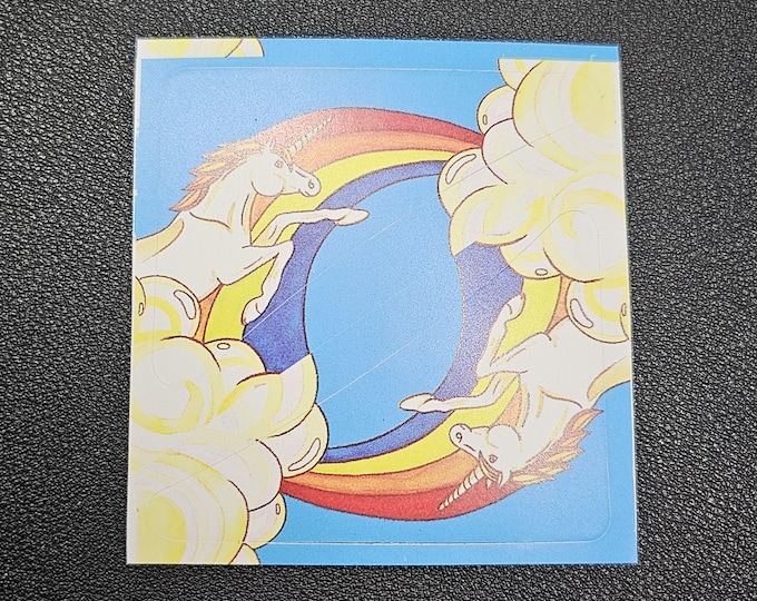Vintage 80's Unicorn Sticker Mod