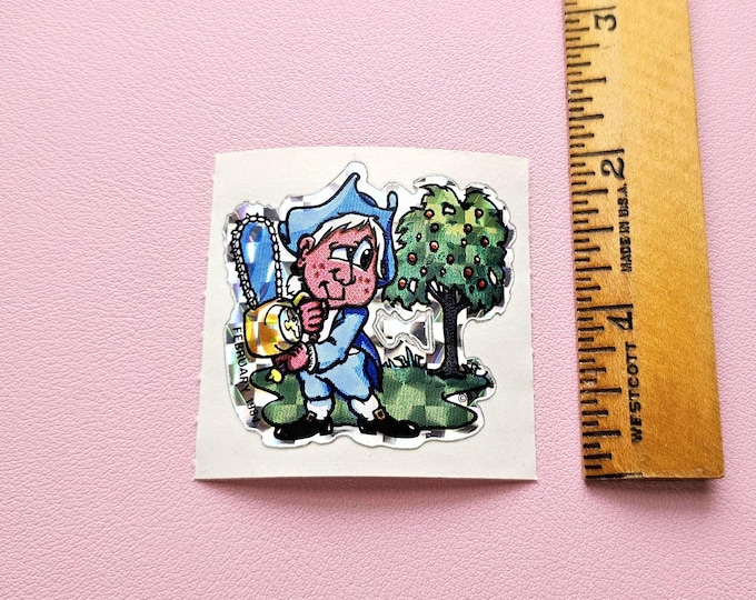 Vintage 80's BJ Decal Specialties PRISM February 1984 Club Sticker Mod