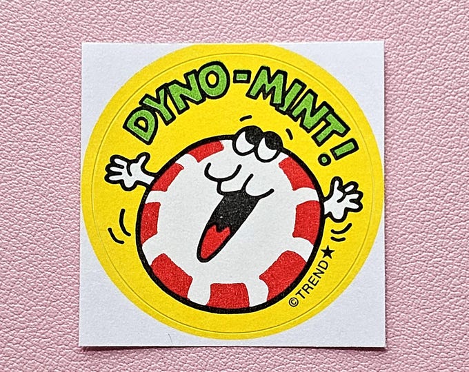 Trend Retro Peppermint Candy Scratch & Sniff Sticker - T-83639 - New, Not Vintage