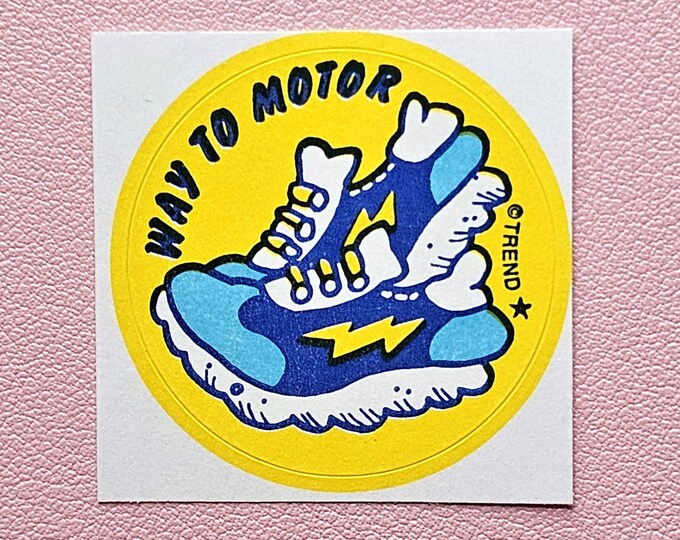 Trend Retro Old Shoe Scratch & Sniff Sticker - T-83622 - New, Not Vintage