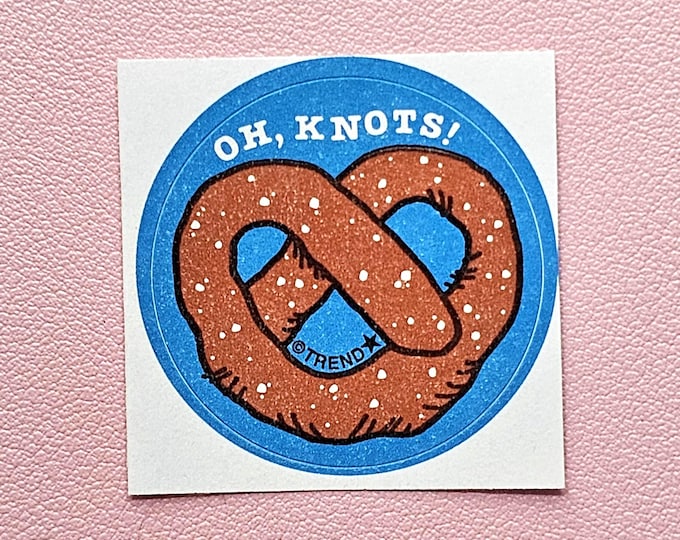 Trend Retro Pretzel Scratch & Sniff Sticker - T-83664 - New, Not Vintage