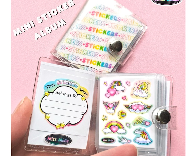 Mini 2" Sticker Album | 16 Pages Full of Stickers