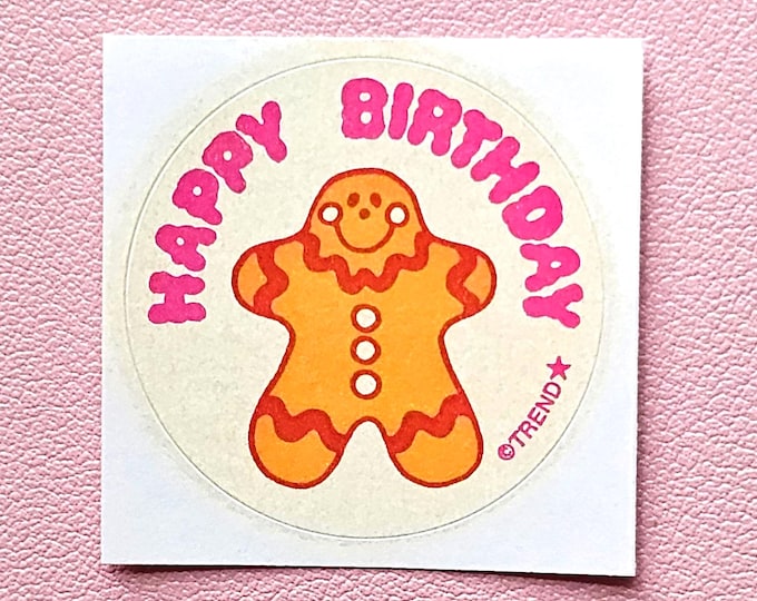 Trend Retro Gingerbread Scratch & Sniff Sticker - T-83677 - New, Not Vintage