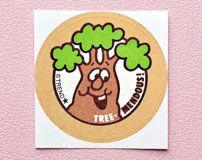 Trend Retro Wood Scratch & Sniff Sticker - T-83637 - New, Not Vintage