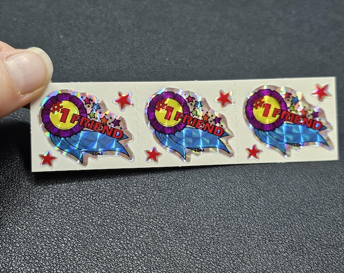 Vintage 80's Prism Decal Specialties BJ Mini Mod Sticker Strip