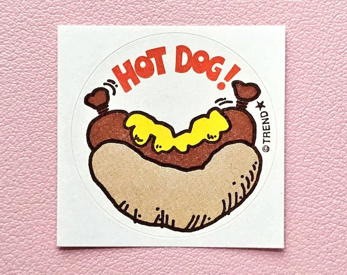 Trend Retro Hot Dog Scratch & Sniff Sticker - T-83631 - New, Not Vintage