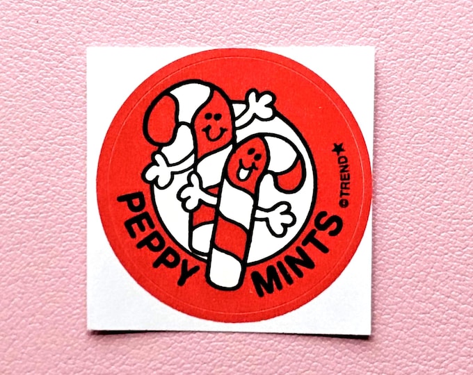 Trend Retro Peppermint Scratch & Sniff Sticker - T-83703 - New, Not Vintage