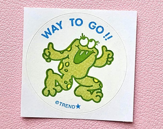 Trend Retro Spearmint Scratch & Sniff Sticker - T-83668 - New, Not Vintage