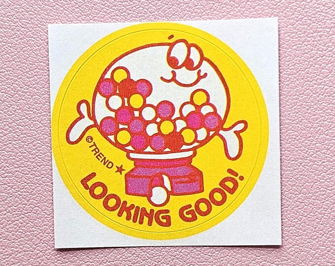Trend Retro Gumballs Scratch & Sniff Sticker - T-83612 - New, Not Vintage
