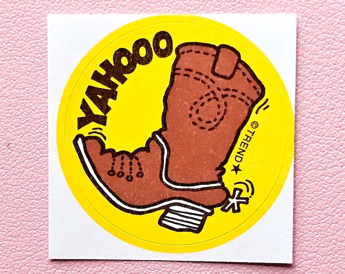 Trend Retro Boot Scratch & Sniff Sticker - T-83671 - New, Not Vintage