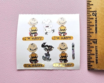 Vintage 80's Stickermagic PRISM Snoopy Peanuts Sticker Mod