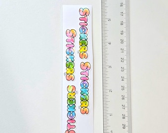 Fun Rainbow Stickers Sticker Sheet