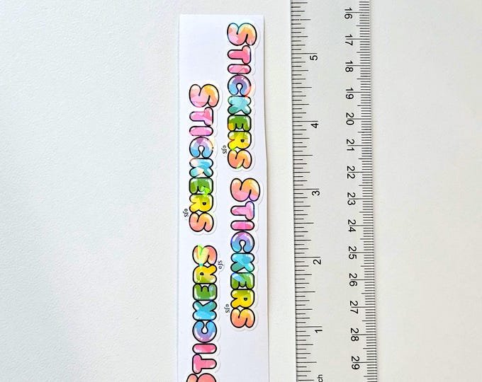 Fun Rainbow Stickers Sticker Sheet