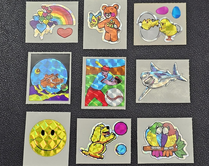 Vintage 80's Decal Specialties BJ Expressions Prism Mini Sticker Mod