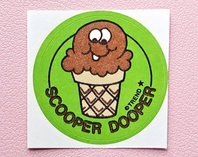 Trend Retro Chocolate Scratch & Sniff Sticker - T-83618 - New, Not Vintage