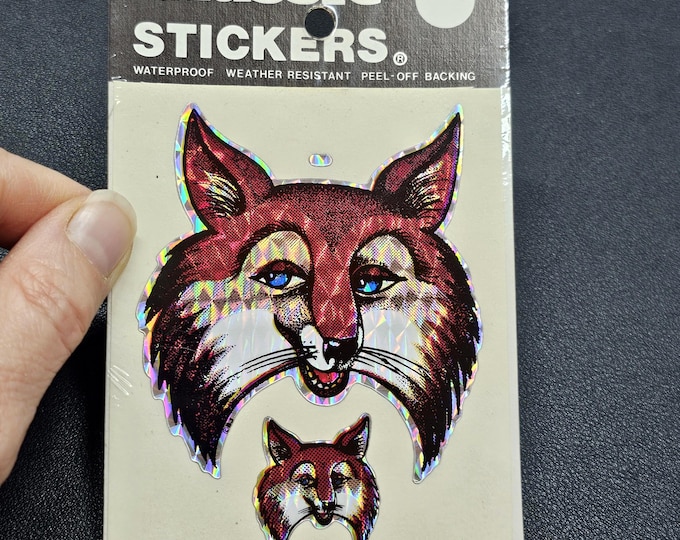 Vintage 80's Prism Decal Specialties BJ Fox Sticker Pack