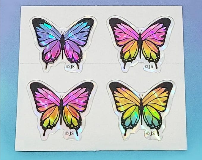 Prism Butterflies Stickers Mod | Waterproof