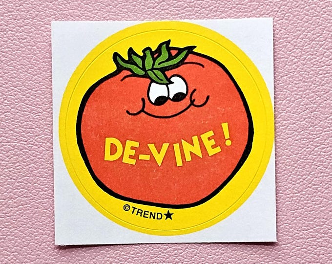 Trend Retro Tomato Scratch & Sniff Sticker - T-83675 - New, Not Vintage
