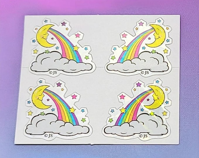 Prism Rainbow Moons Stickers Mod | Waterproof