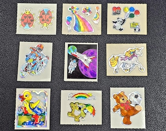 Vintage 80's Decal Specialties BJ Expressions Prism Mini Sticker Mod