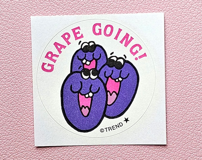Trend Retro Grape Jelly Scratch & Sniff Sticker - T-83607 - New, Not Vintage