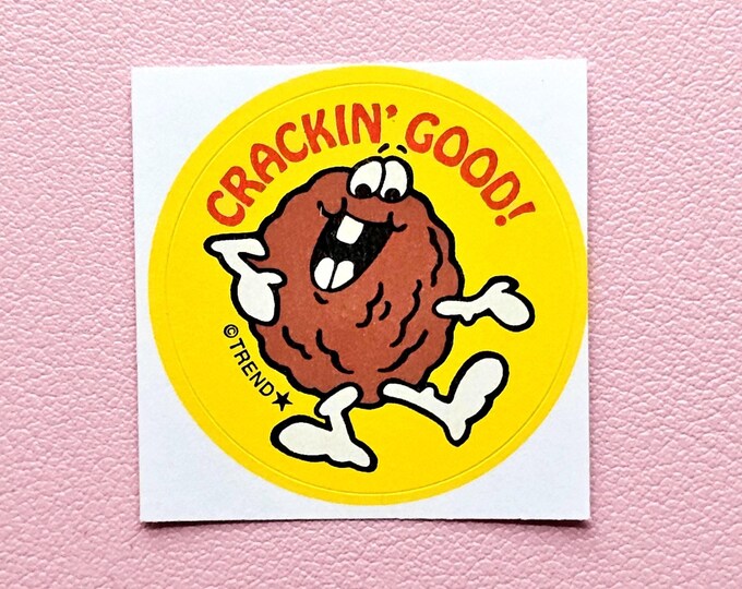 Trend Retro Walnut Scratch & Sniff Sticker - T-83674 - New, Not Vintage