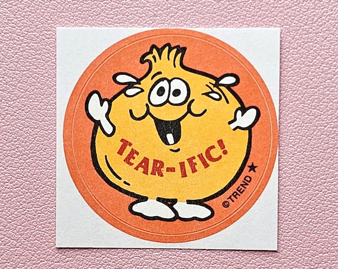Trend Retro Onion Scratch & Sniff Sticker - T-83621 - New, Not Vintage