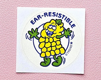 Trend Retro Sweet Corn Scratch & Sniff Sticker - T-83640 - New, Not Vintage