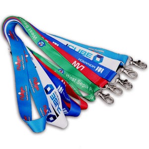 Custom Full Color Lanyards, Custom Polyester Lanyard with Logo/Photo/Message, Personalized Lanyards, Teachers, Companies, Schools, Office