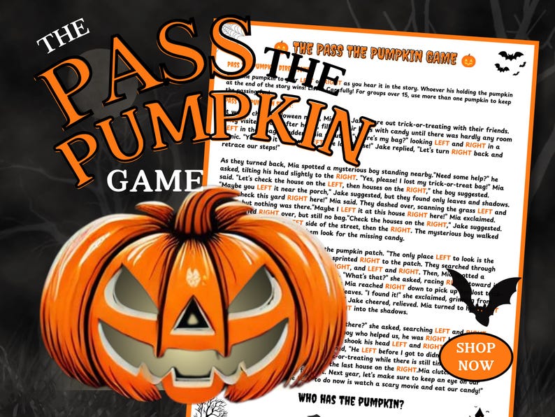 Pass the Pumpkin Game Printable - Il 794xN.6333877354 Id2h 