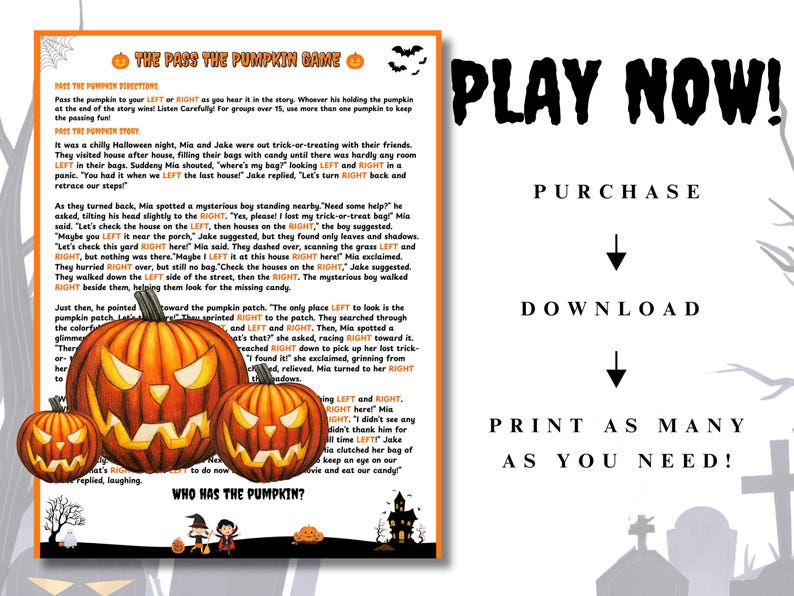 Pass the Pumpkin Game Printable - Il 794xN.6333877252 I22o 