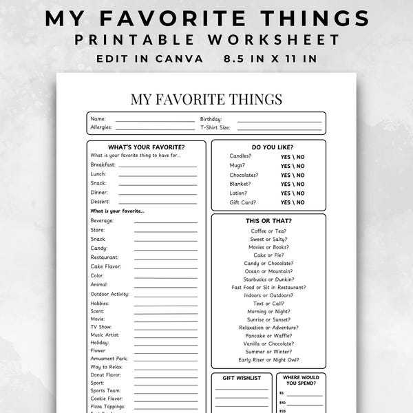 Favorites Etsy