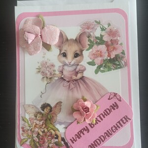 Cartão de Feliz Aniversário para Neta