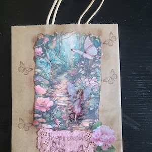 Zauberhafte Wald Geburtstagsgeschenktasche